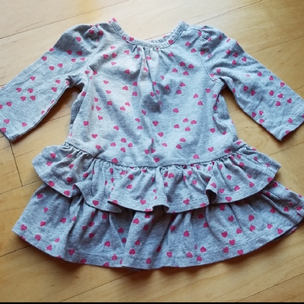 3/$10 GAP Heart Ruffle Dress - Picture 2 of 7